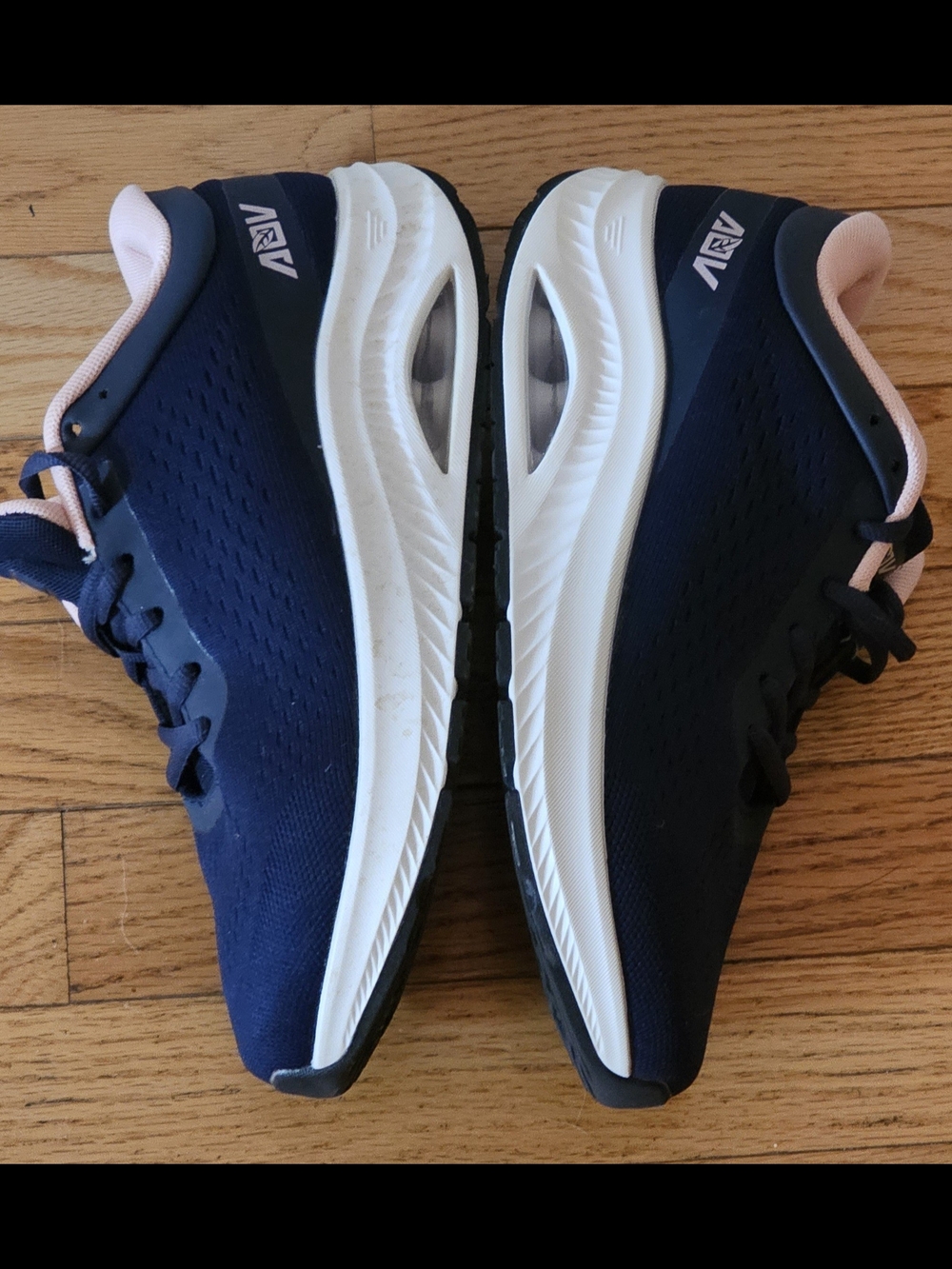 Navy and Pink Women’s Running Sneakers